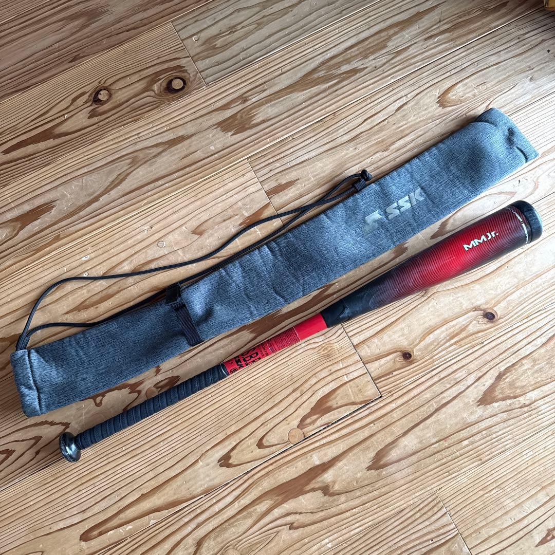 ssk mmjr.バット 80cmトップバランス専用ケース付き