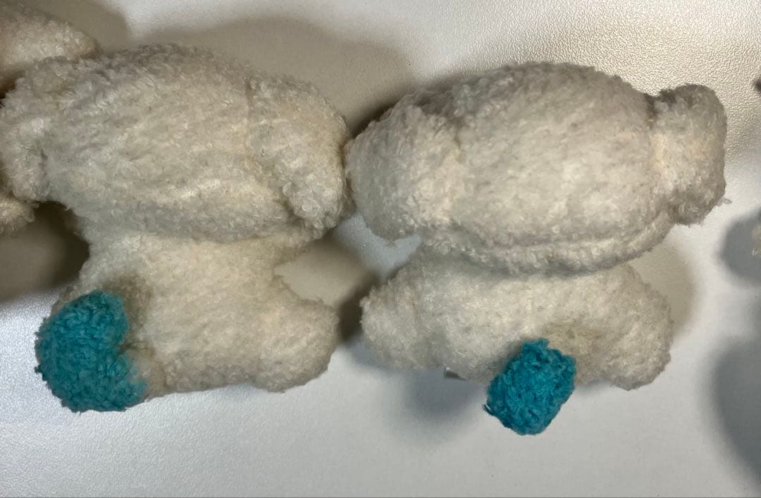 ぶるぶるどっぐ マグネットぬいぐるみ４体 (汚れ・臭い有り)