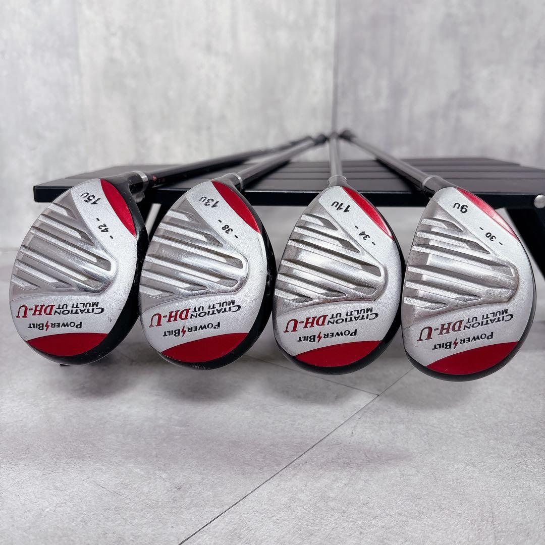 V729 パワービルト サイテーション DH-U ユーティリティ 4本セット