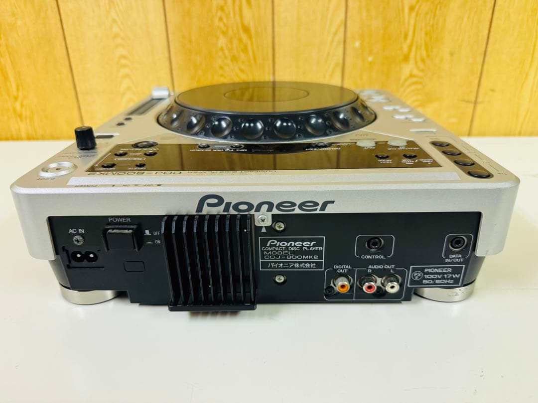 Pioneer CDターンテーブル CDJ-800MK2 パイオニア　②