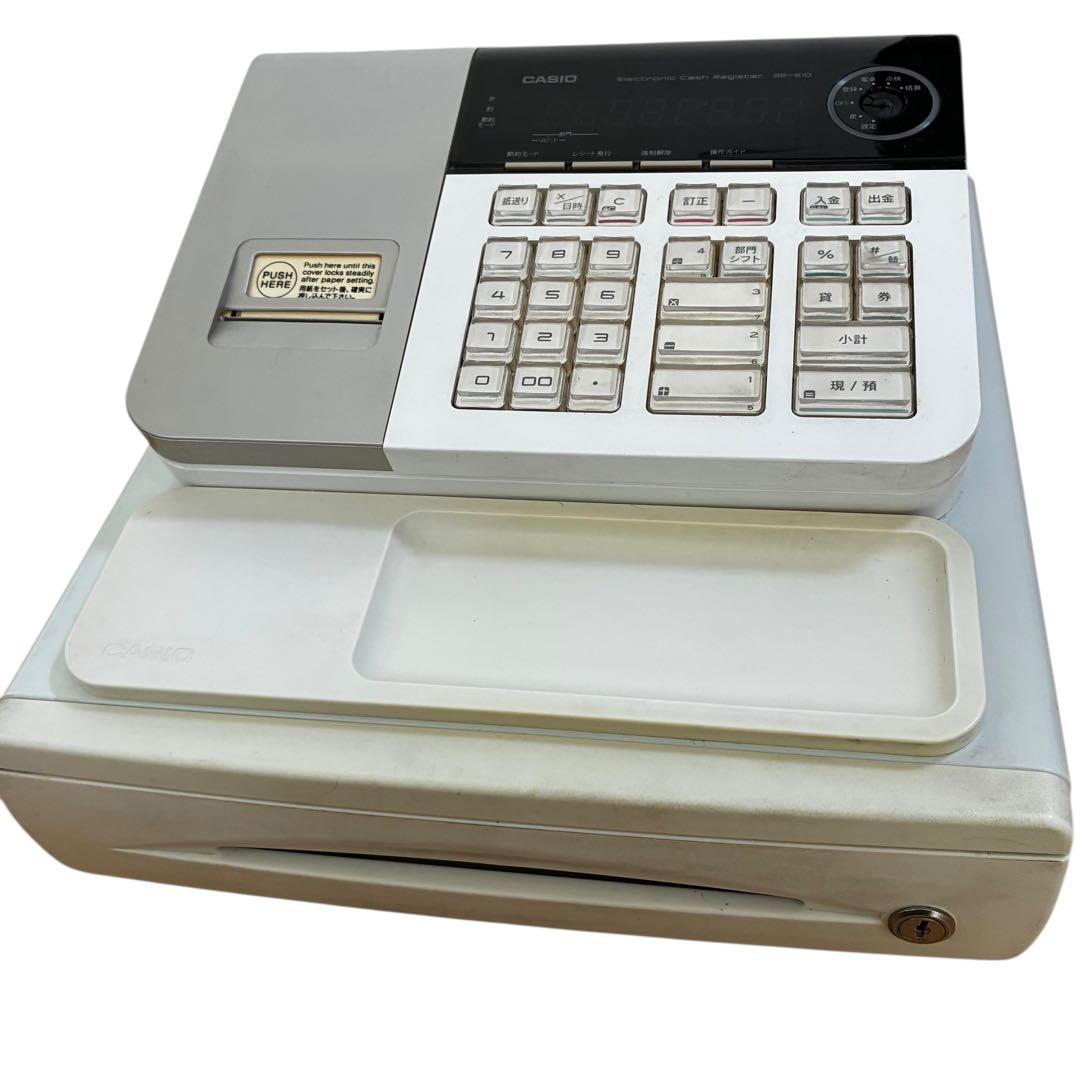 美品 動作確認済✨ CASIO 電子レジスター SE-S10 鍵付き カシオ