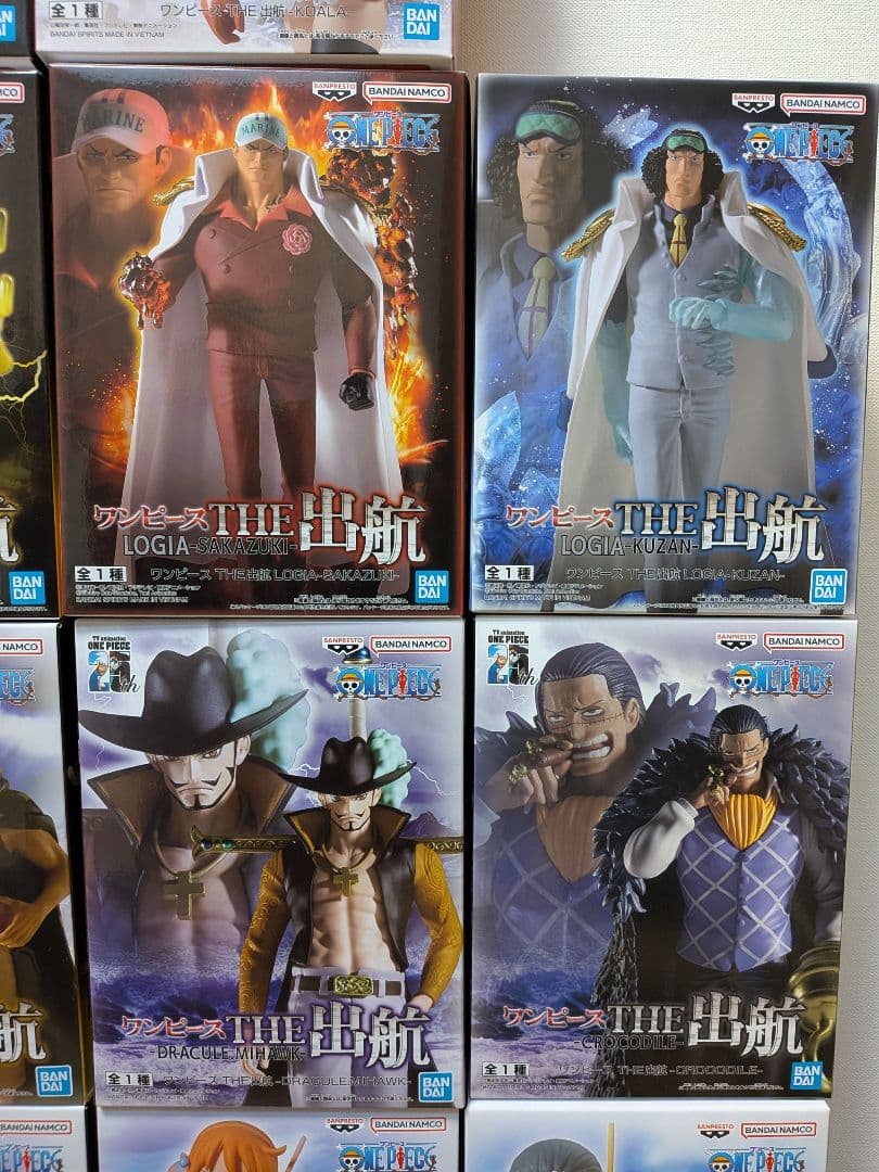 ワンピース　出航　フィギュア　コンプリート