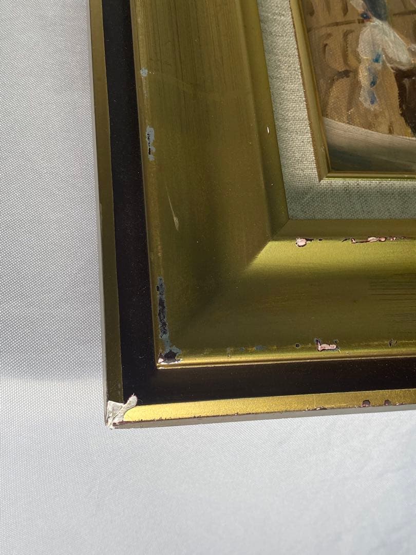 1889❣️ アブ・シンベル大神殿　油絵