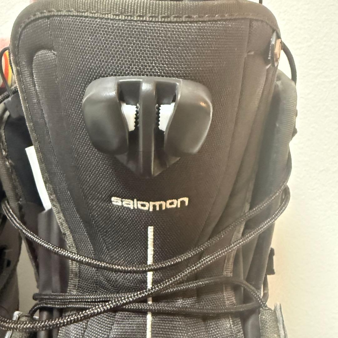 即発送 SALOMON レディース スノーボードブーツ 23cm ブラウン ボア