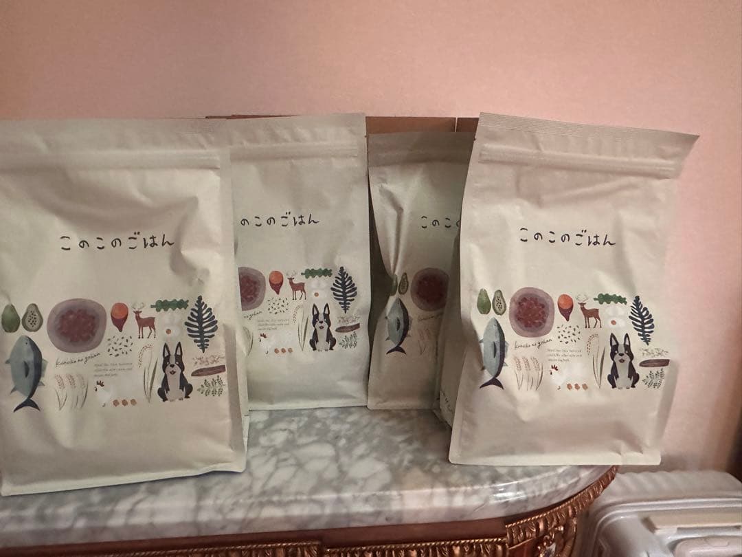 おかんさん専用新品未開封】このこのごはん　1キロ×4袋