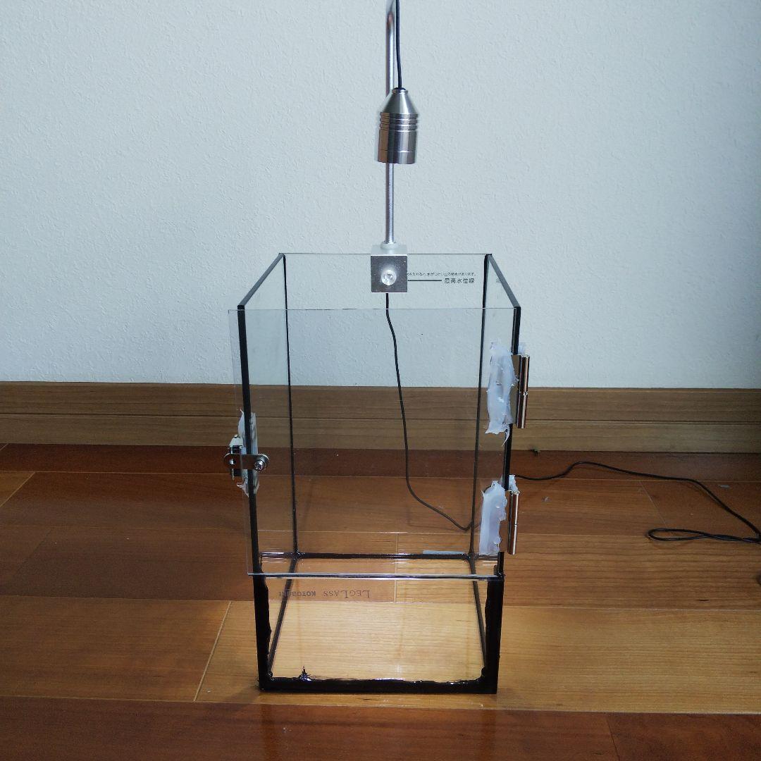 【受注生産】扉付き水槽　イモリウム パルダリウム テラリウム