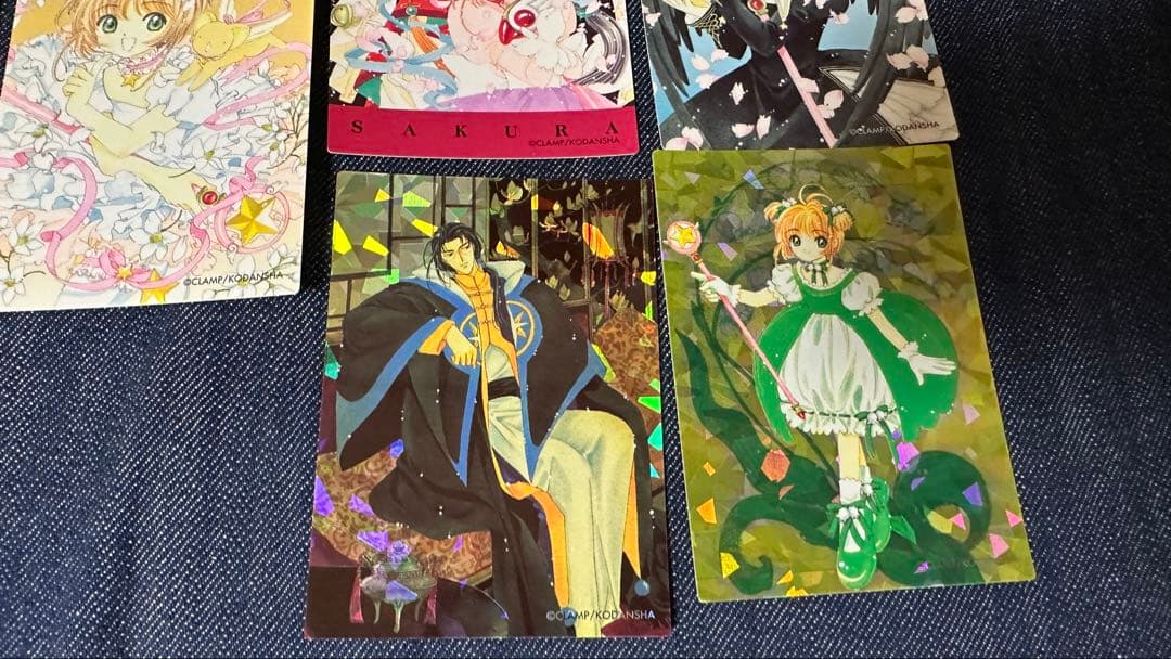 さくらカード編 原作版カードキャプターさくらシングルカード 18枚