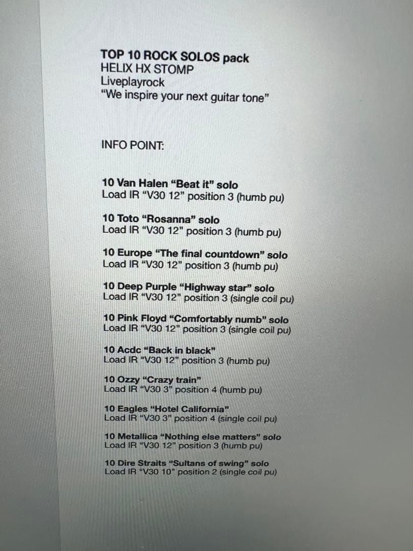 LINE 6 HX Stomp ＋有償IR＋オマケ付き