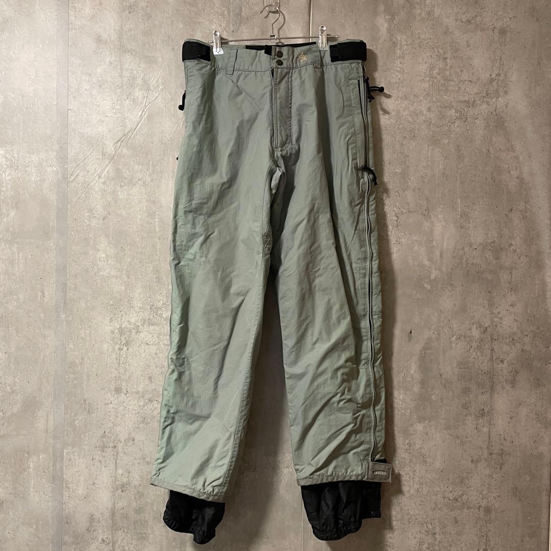 burtonバートンスキーパンツスノーボードウェアズボン下水色青ブルーメンズ希少