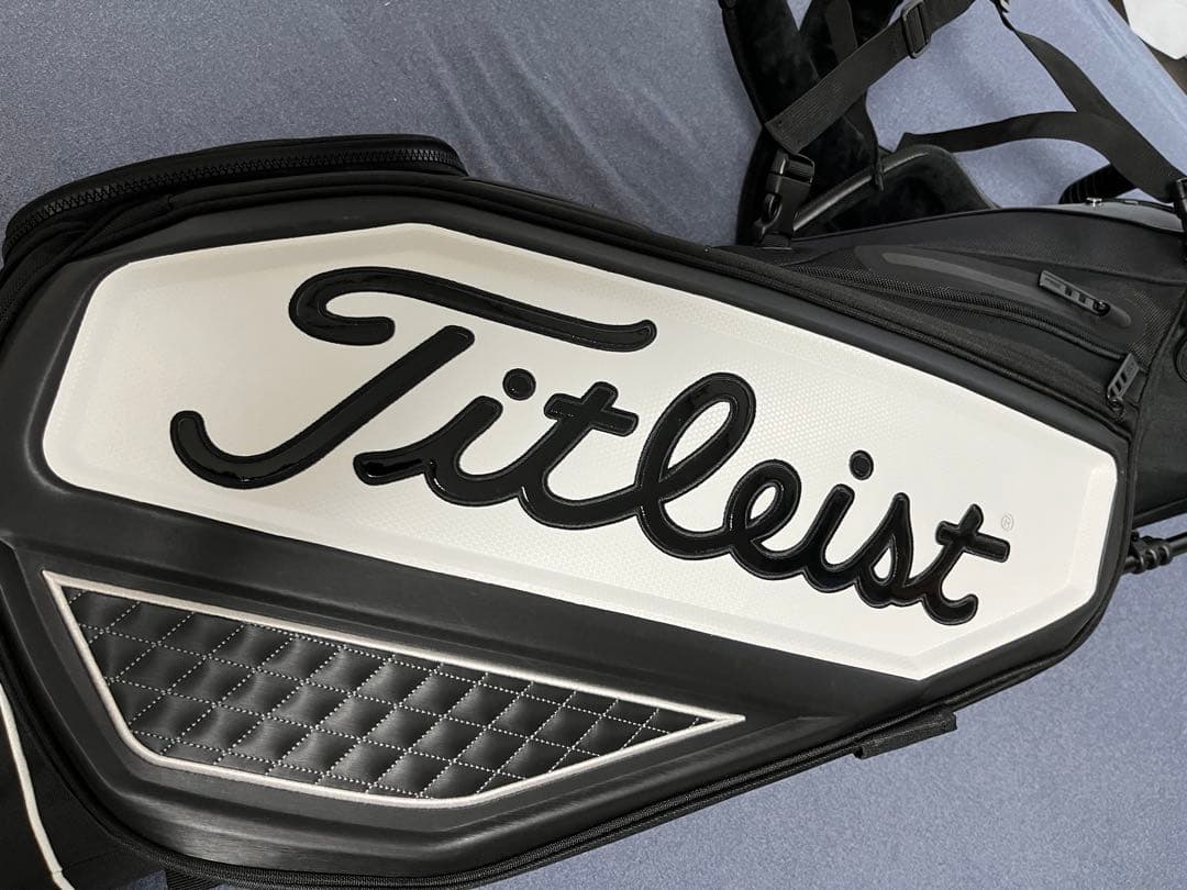 Titleist キャディバッグ スタンド付ブラック/ホワイトTB20SXSF