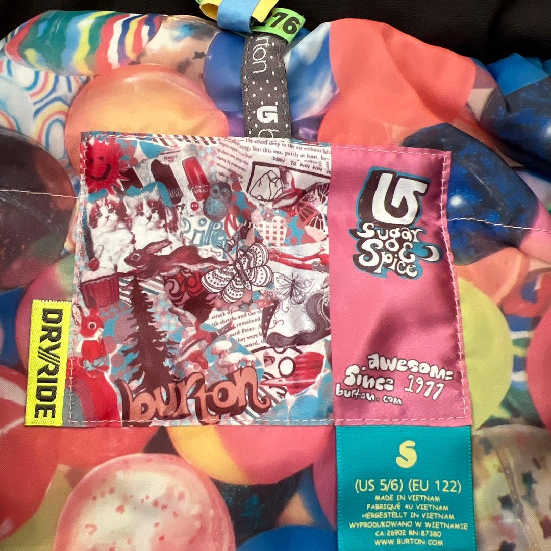 Burton スノーボードウェア Sサイズ 黒