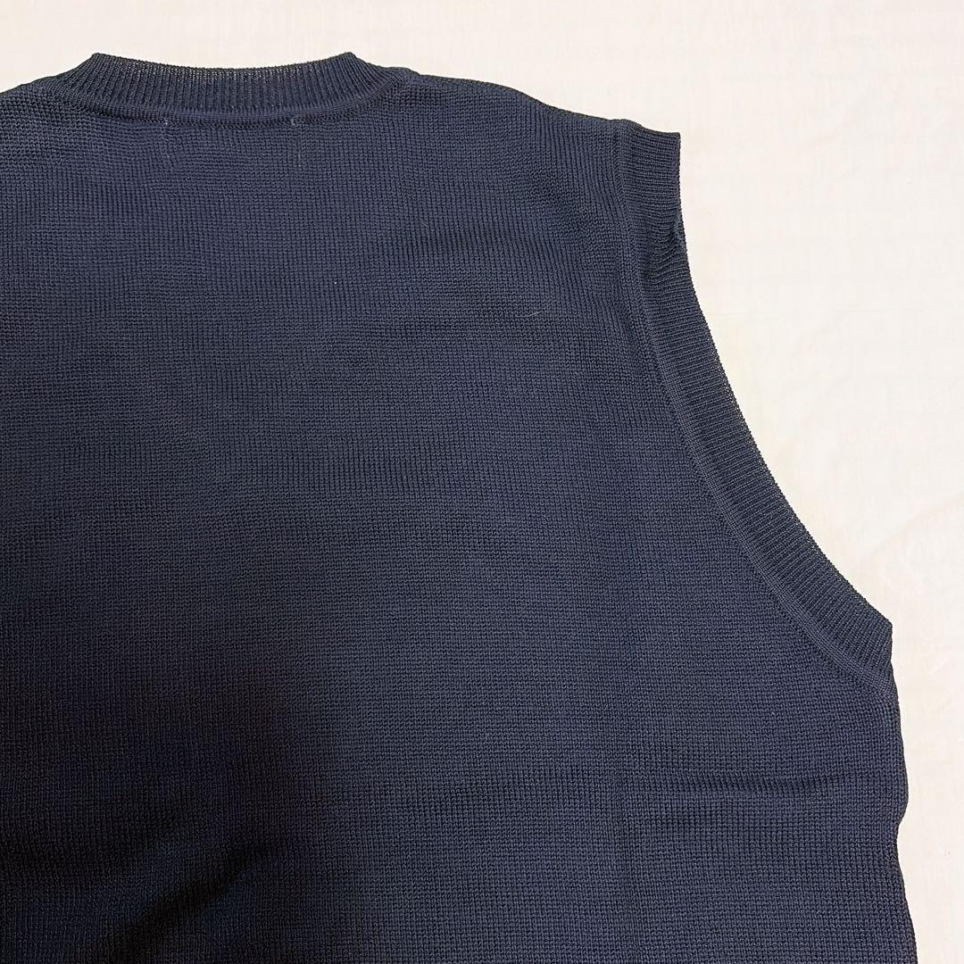 【新品タグ付き】MUNSINGWEAR ベスト 90年代 ネイビー M