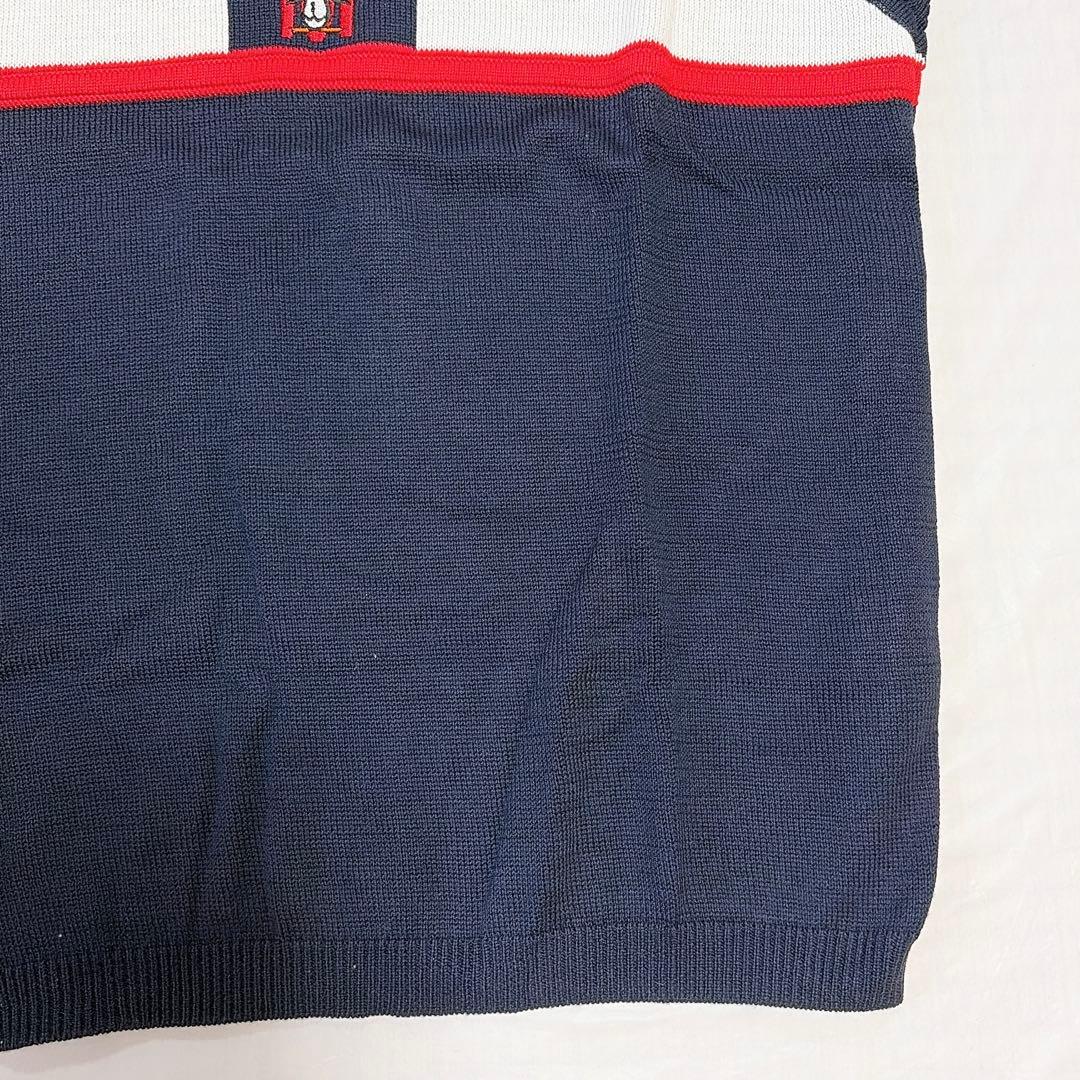 【新品タグ付き】MUNSINGWEAR ベスト 90年代 ネイビー M