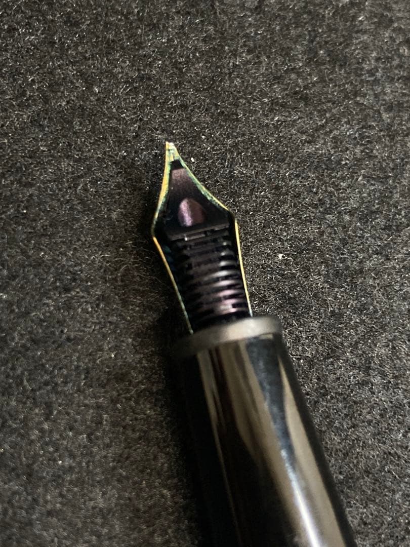 モンブラン 万年筆 ソリテール 146 ドゥエ シルバーバーリー ペン先18K