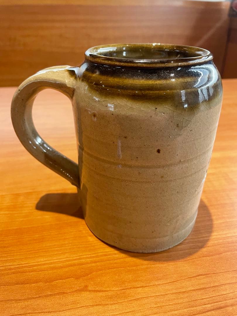 人間国宝　民芸陶器　浜田庄司　濵田庄司　ABジョッキー　ビール