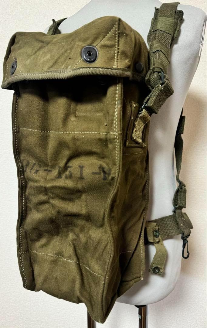 米軍 実物 地雷探知器用バッテリーバッグ