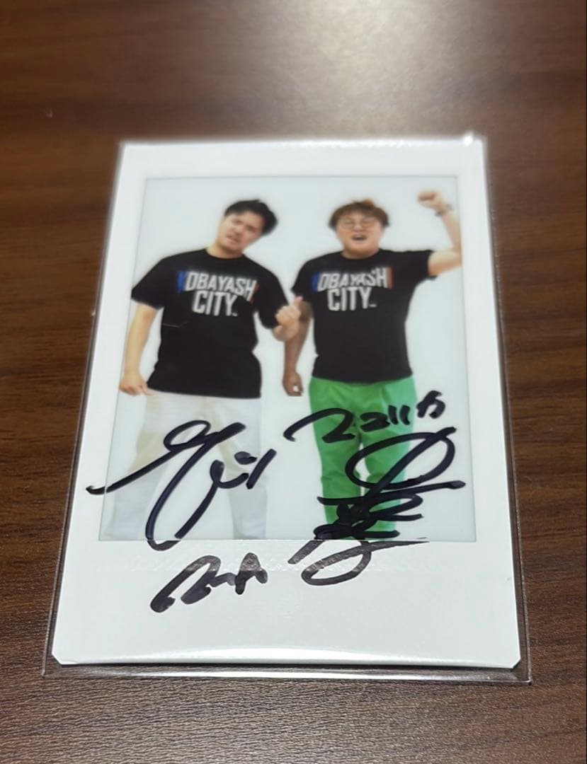 マユリカ　直筆サイン入り　チェキ風カード　チェキ　阪本　中谷