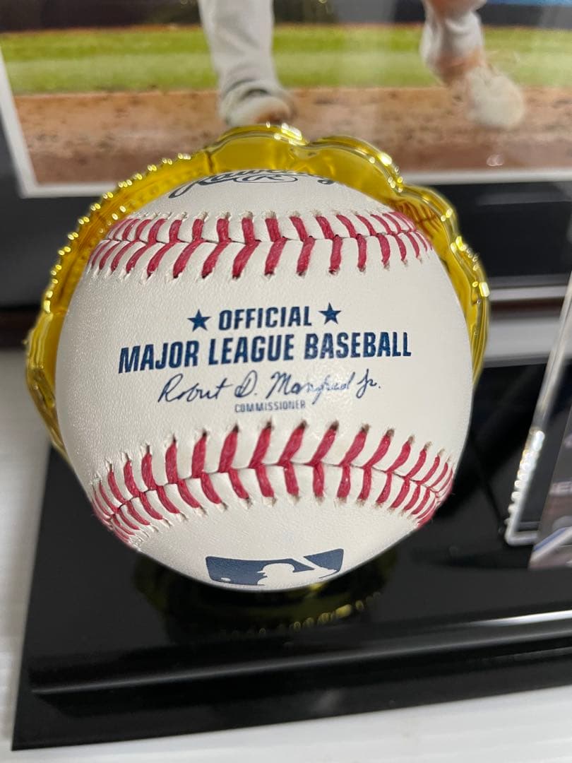 大谷翔平　直筆サインボール toppsカード＆フォトセット ドジャース