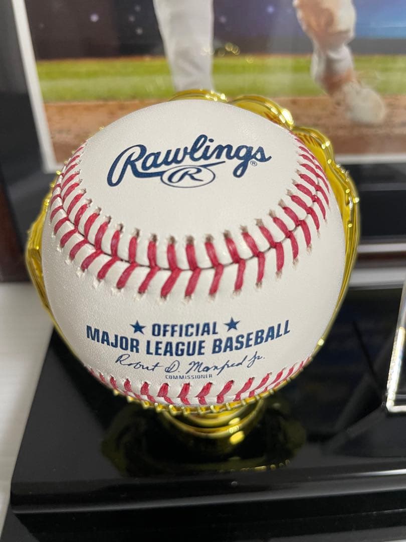 大谷翔平　直筆サインボール toppsカード＆フォトセット ドジャース