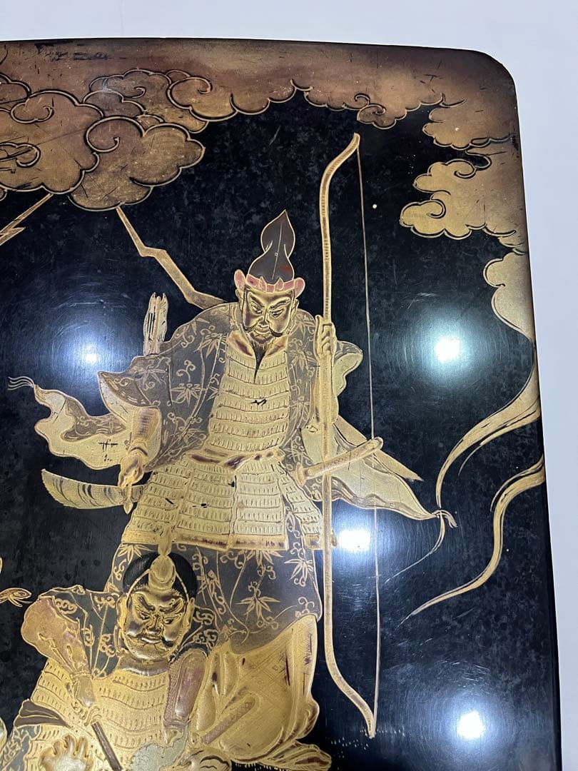 \"希少\" 塗物　蒔絵　お経　本　箱