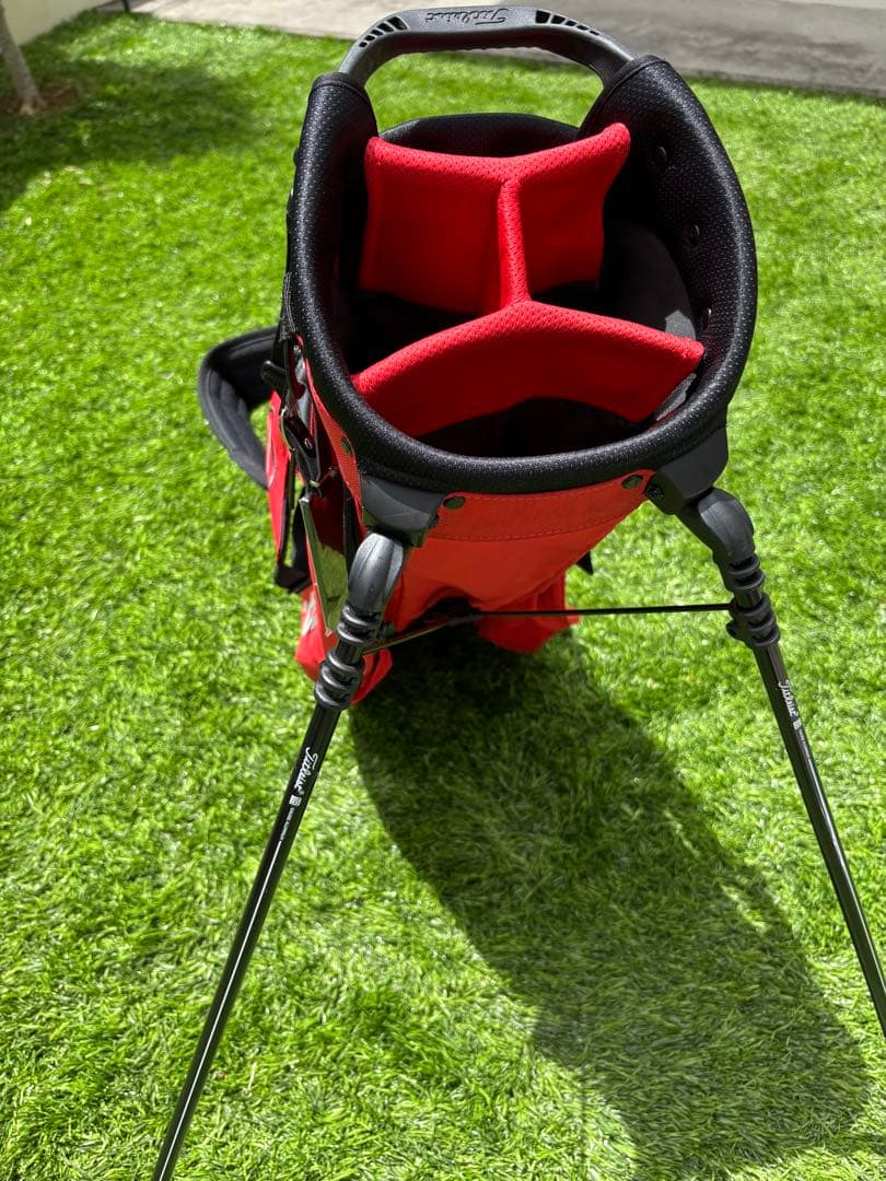 Titleist スタンドゴルフバッグ 赤 8.5型