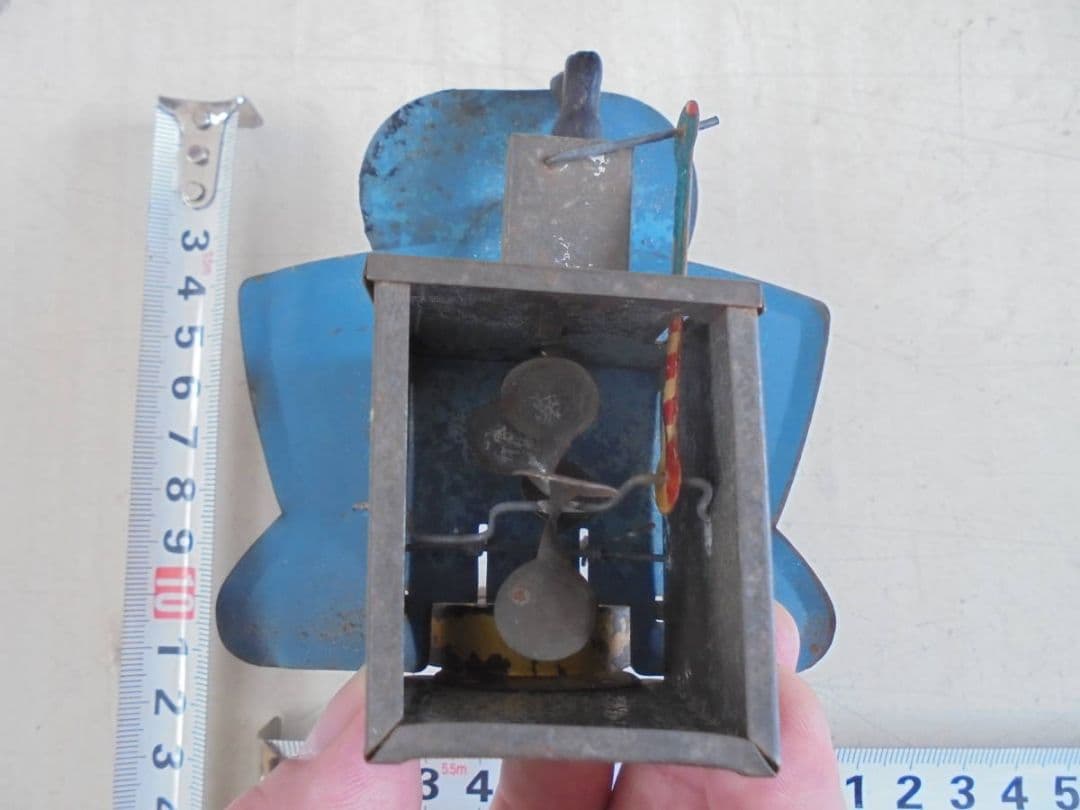 AKa6702　福助　ブリキ？　からくり　人形