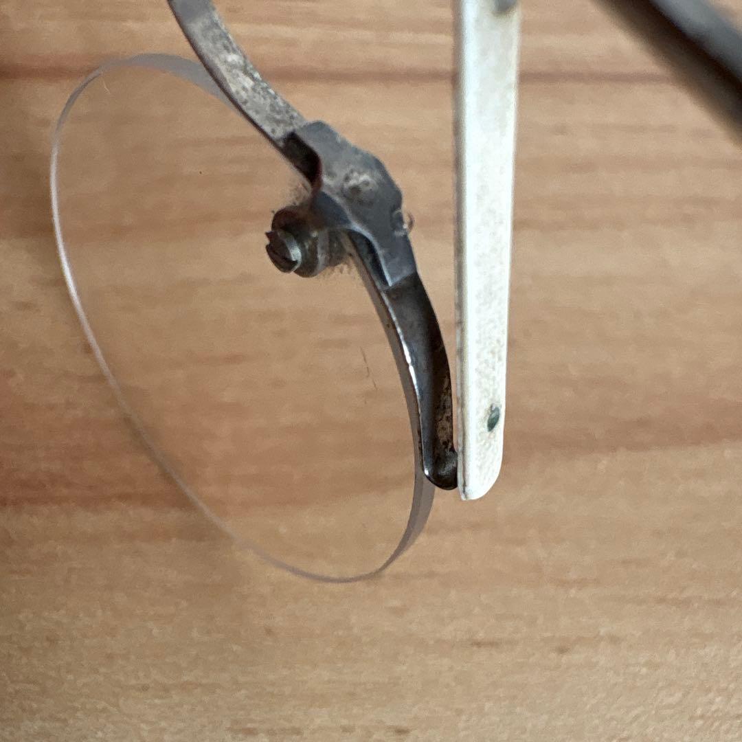 Cブリッジ型　古いフィンチ眼鏡