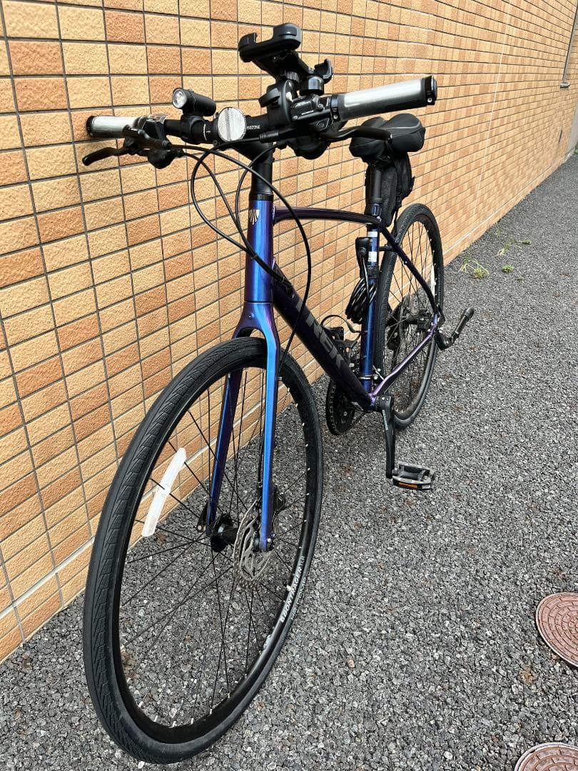 Trek クロスバイク FX3 Disc Purple Flip 付属品多数有り