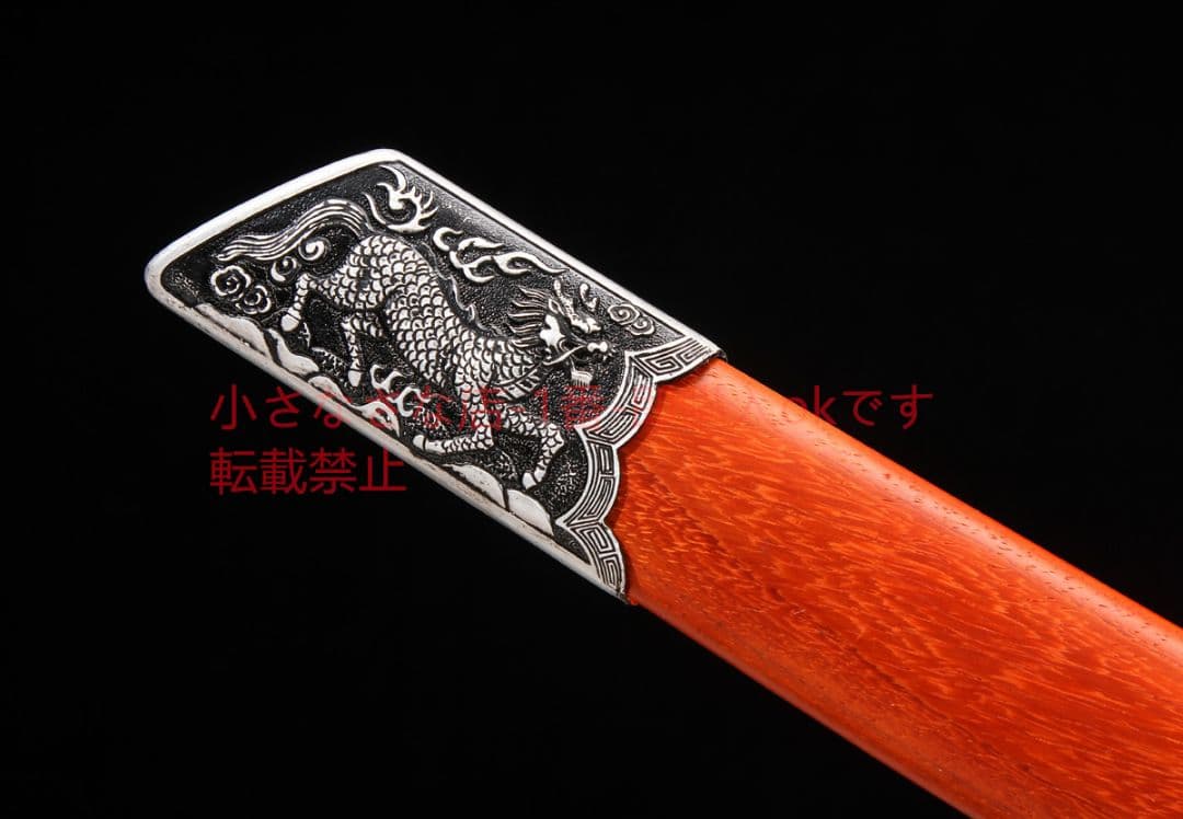 康熙戦刀銀色の百錬模様鋼  古兵器 武具 刀装具 日本刀 模造刀 居合刀