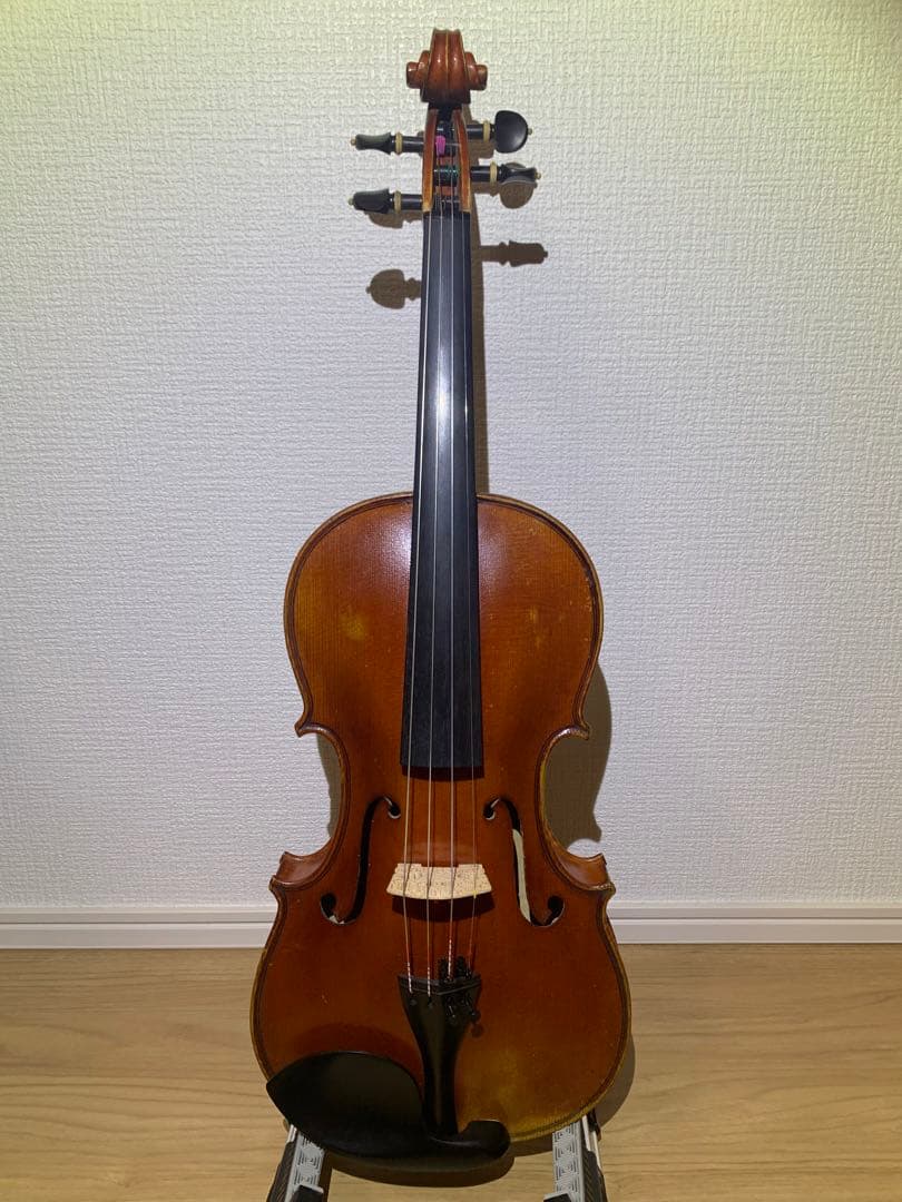 鑑定書　モダンフランス　4/4バイオリン Maurice Rougier 虎杢