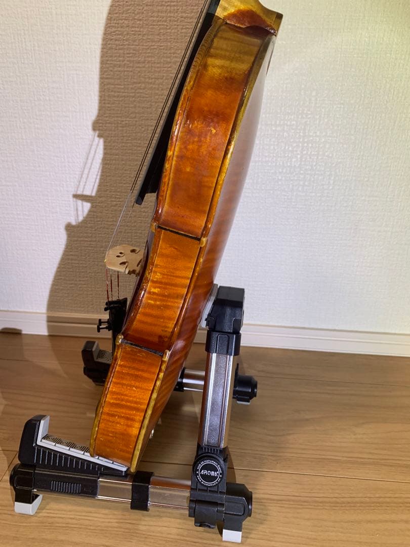 鑑定書　モダンフランス　4/4バイオリン Maurice Rougier 虎杢