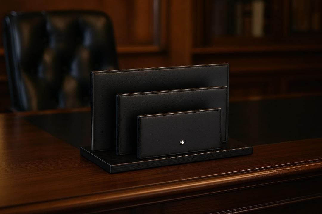 【新品】MONTBLANC レター＆ポストカードホルダー111464