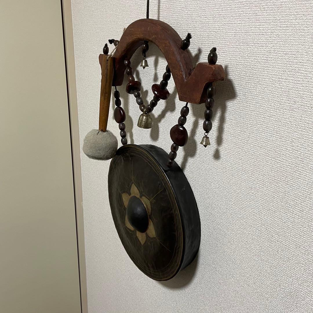タイ ゴング　直径36cm 重量3 kg / 音程F-3 (マレット付属)