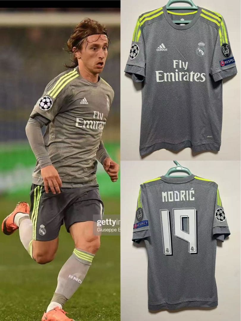 選手支給品 モドリッチ レアル・マドリード 15-16