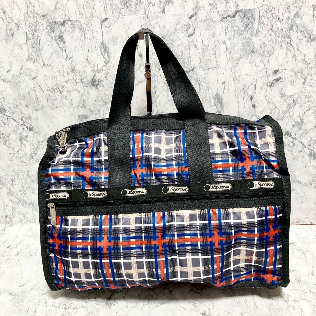 【極美品】レスポートサック　ボストンバッグ　ショルダーバッグ　2way　総柄