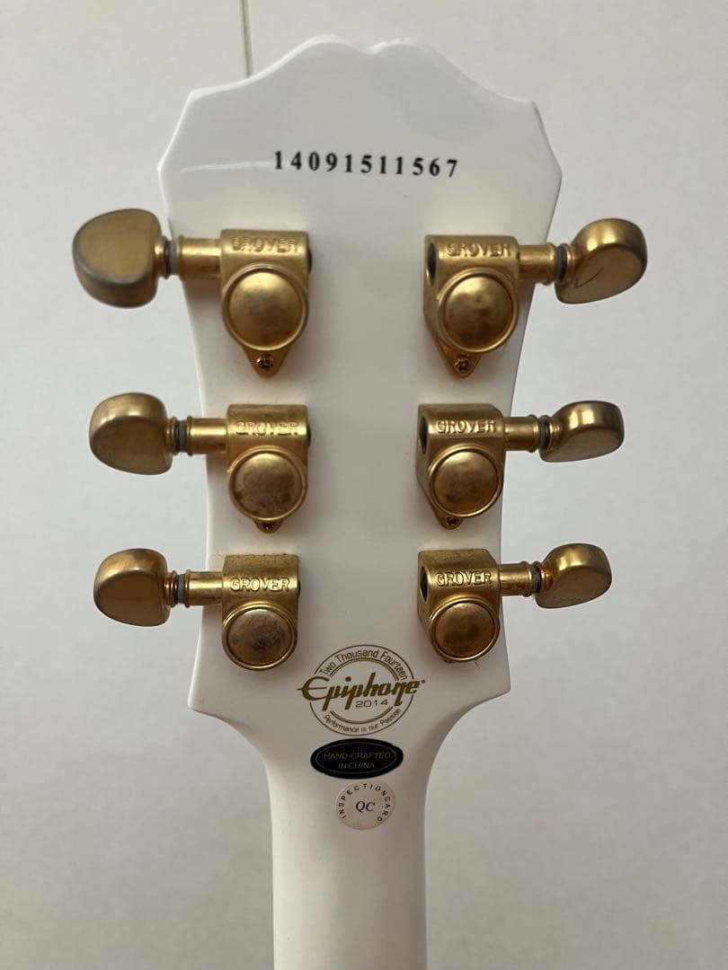 ギター Epiphone Les Paul Custom Pro White