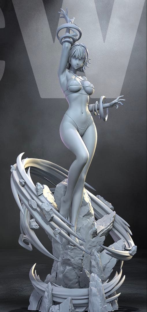 フブキ　ガレージキット　未塗装未組立　1/6 ワンパンマン　美女