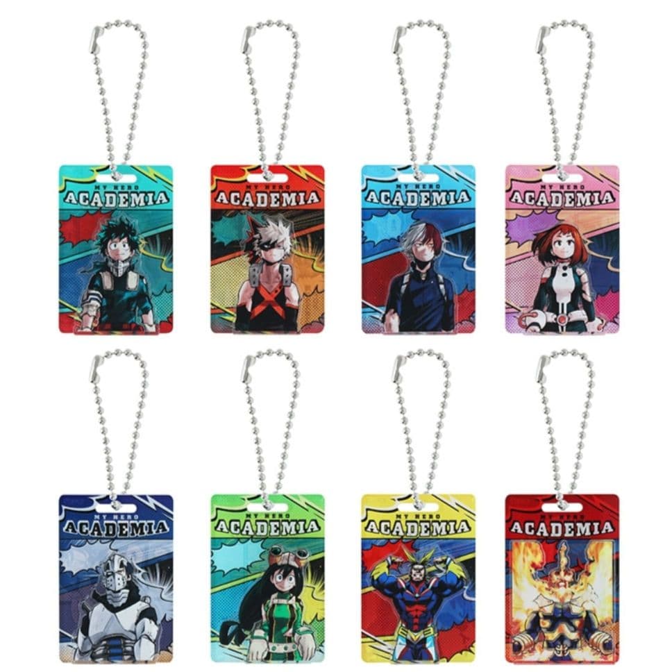 ジャンフェス2026抽選販売 ヒロアカ　パッケージ風キーチェーン未開封8個セット