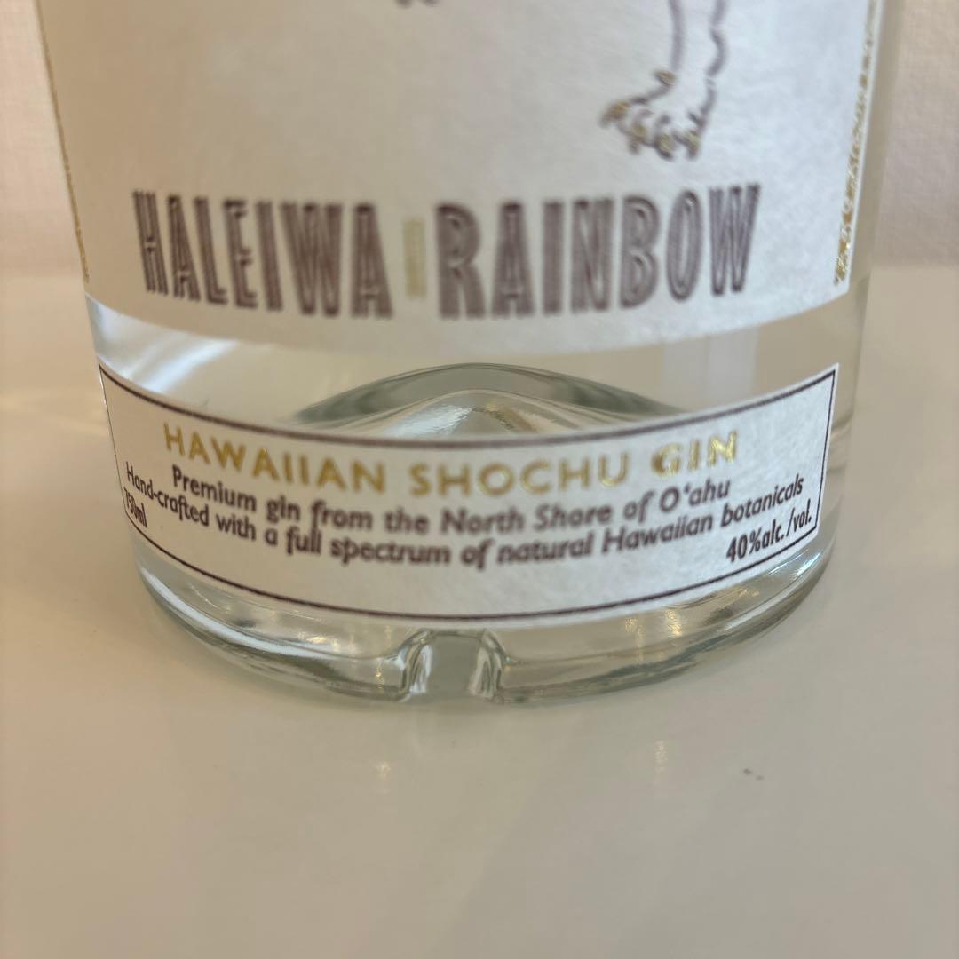 希少品【浪花】ハレイワレインボー　焼酎ジン HALEIWA RAINBOW