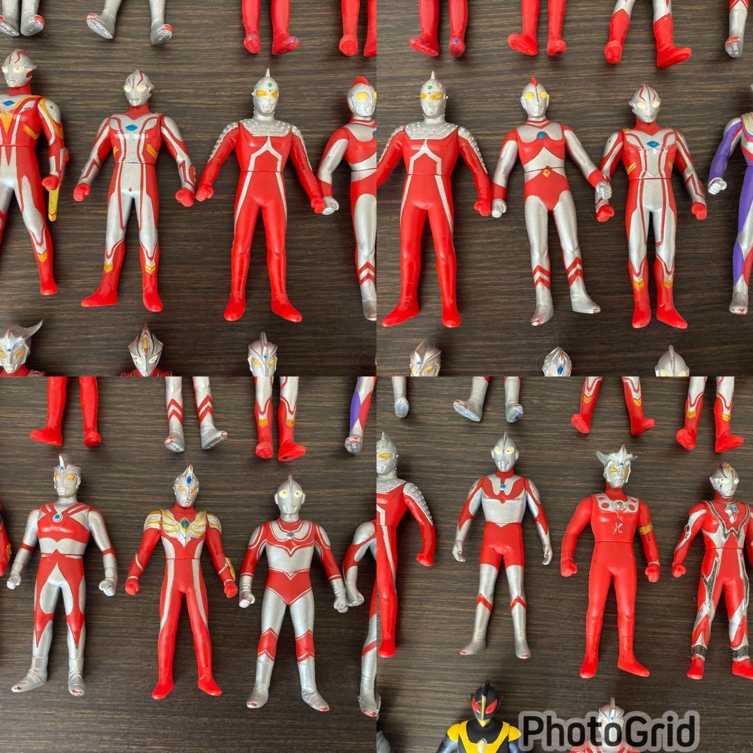 ウルトラマンなどフィギュア 円谷プロ 日本製有2000〜08年製77体まとめ売り