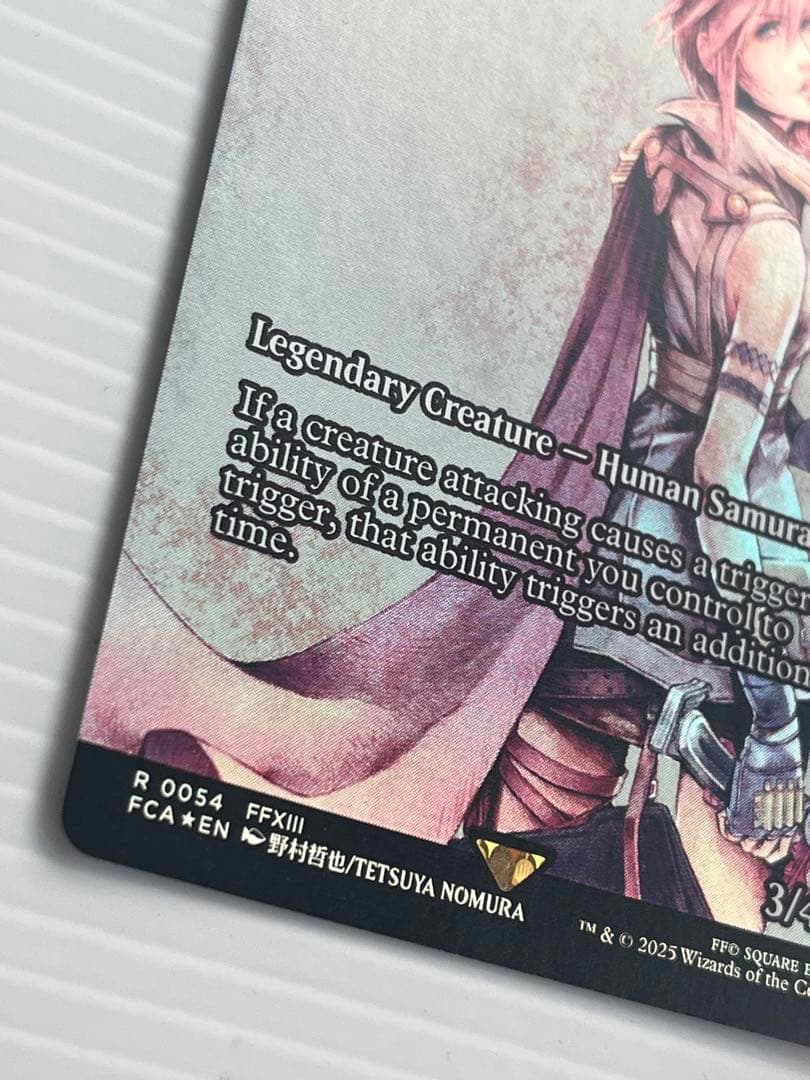 MTG　FF　孤高の戦士、ライトニング　ショーケースfoil