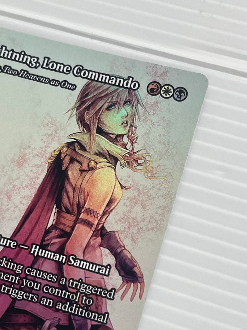 MTG　FF　孤高の戦士、ライトニング　ショーケースfoil