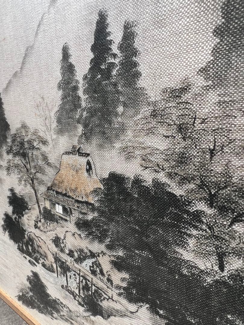 アンティーク 衝立 煎茶道具 間仕切り パーティション