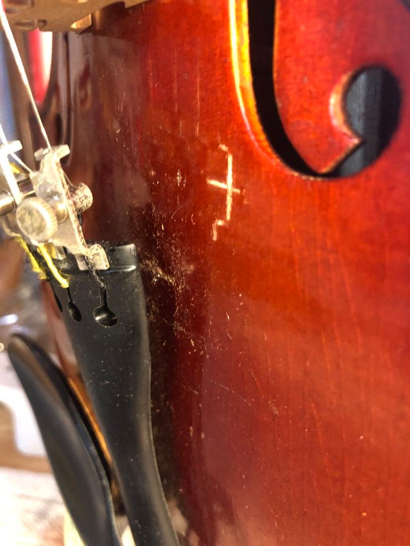 【駒&魂柱調整済】Suzuki分数バイオリンNo220 1/4 1988