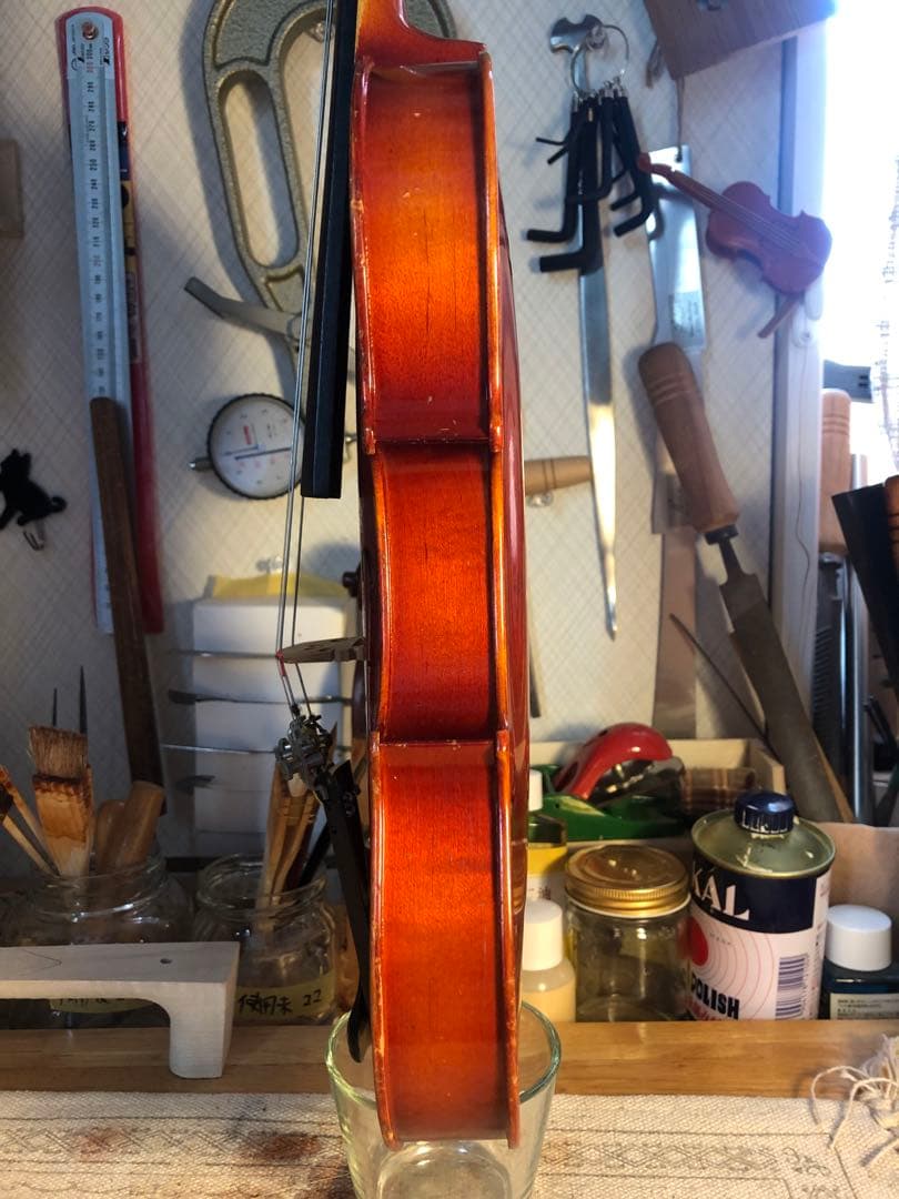 【駒&魂柱調整済】Suzuki分数バイオリンNo220 1/4 1988