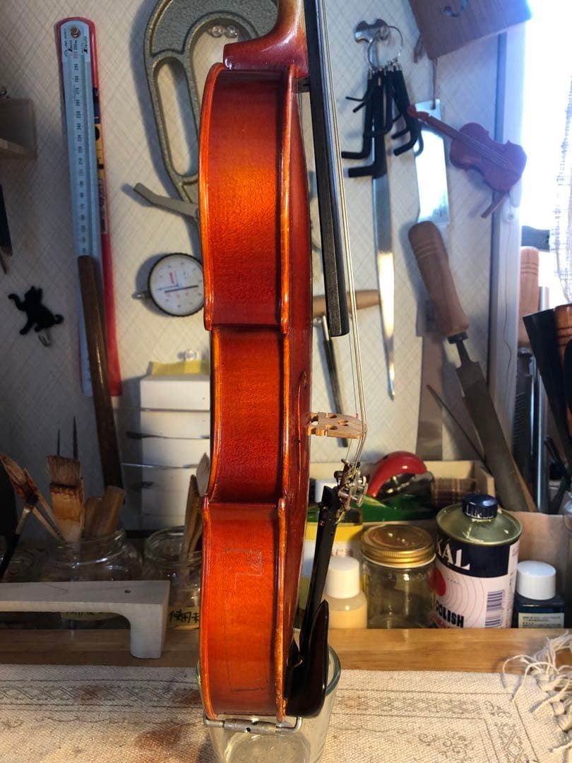 【駒&魂柱調整済】Suzuki分数バイオリンNo220 1/4 1988