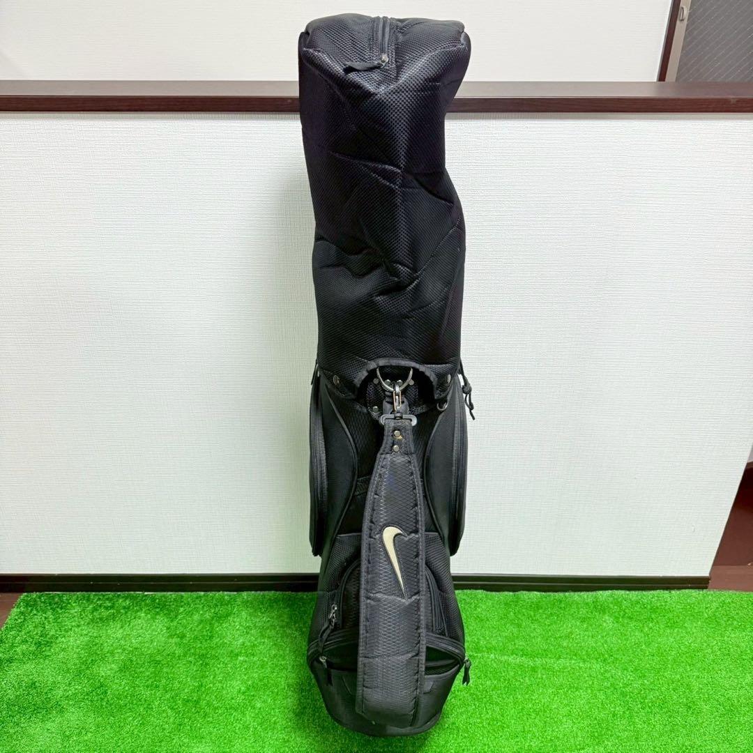 【希少・美品】NIKE ナイキ キャディバッグ ゴールドロゴ フード付