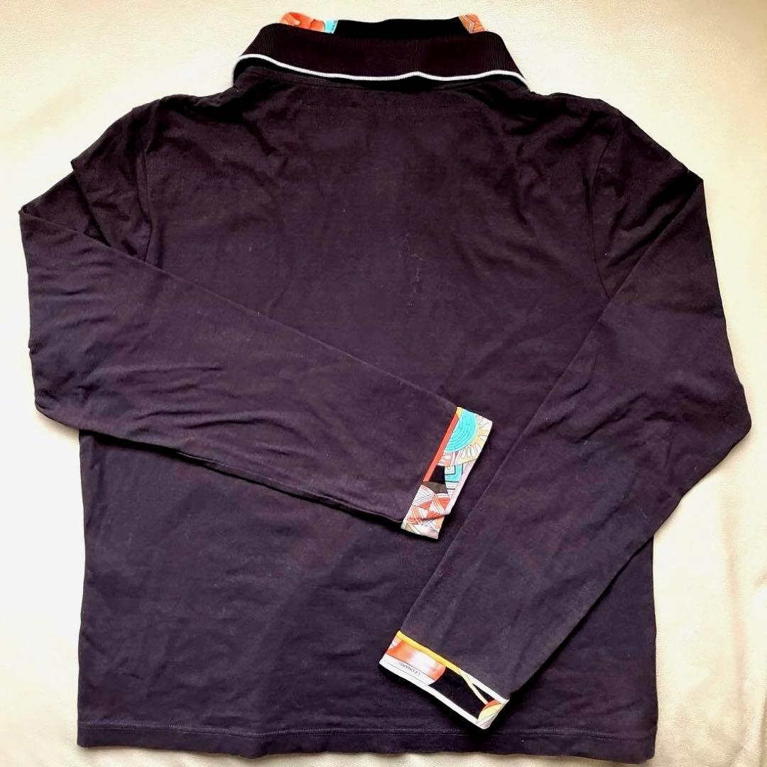 【美品】レオナール LEONARD SPORT 長袖ポロシャツ サイズ42