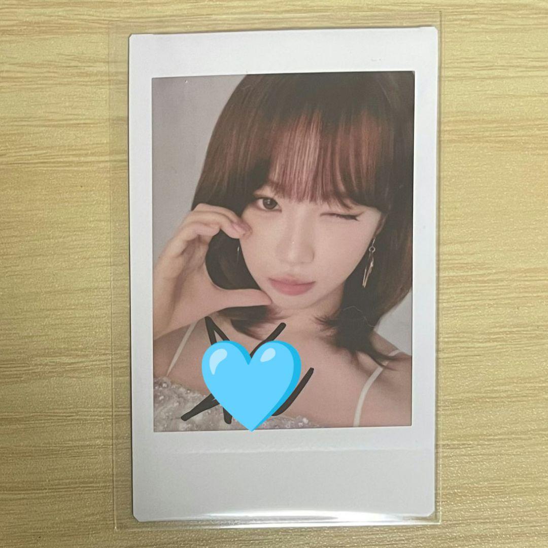 LE SSERAFIM チェウォン 直筆サイン入り インスタントフォト チェキ