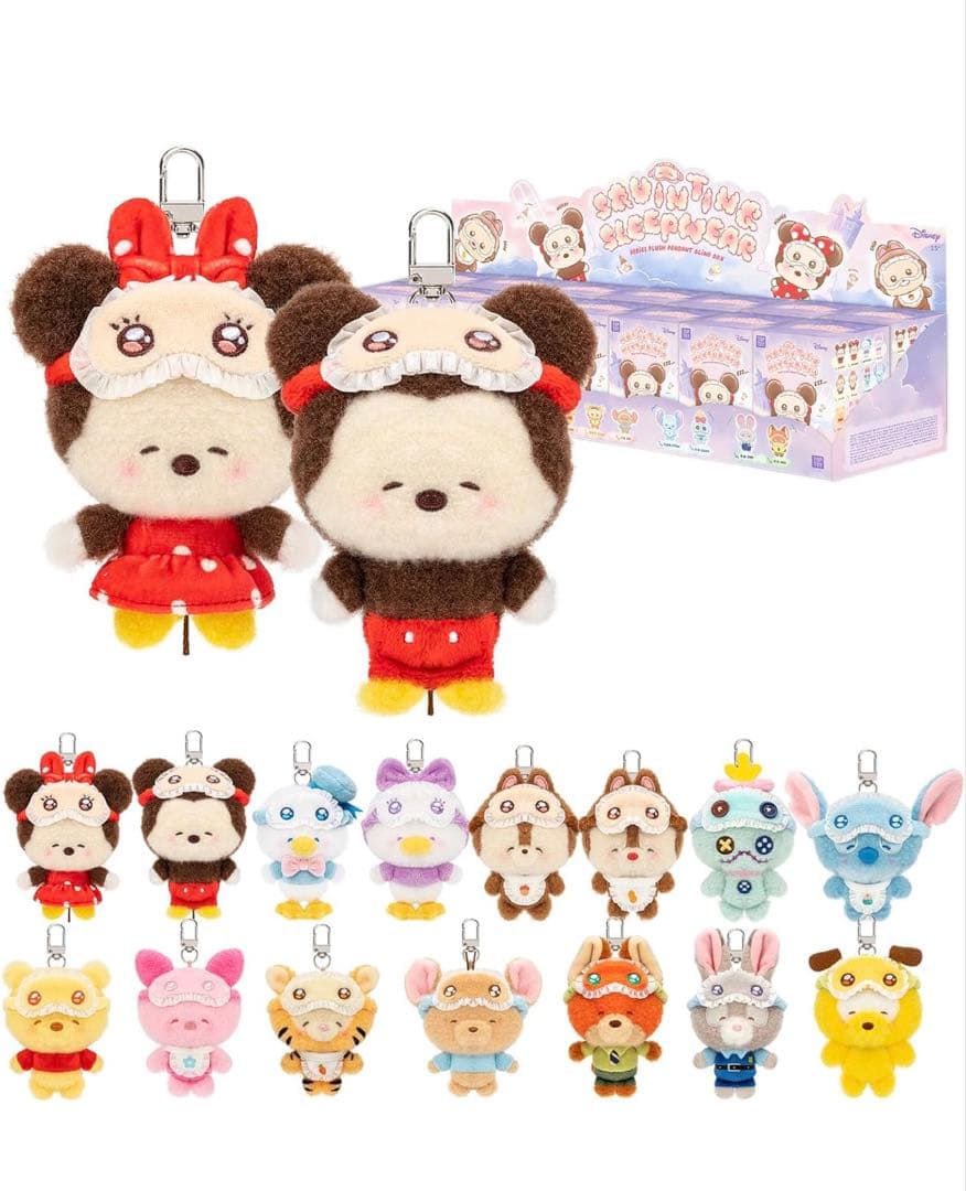 ディズニー Disney 睡顔スリープウェアシリーズ　コンプリートセット